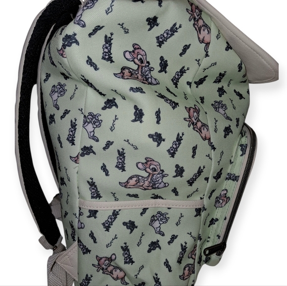 Loungefly Disney Bambi & Thumper Floral Slouch FULL SIZE Backpack - Picture 4 of 7